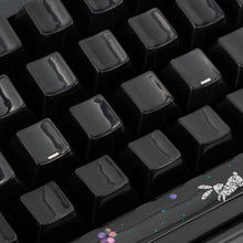 Load image into Gallery viewer, Silver Void Maki-e Urushi Keycaps