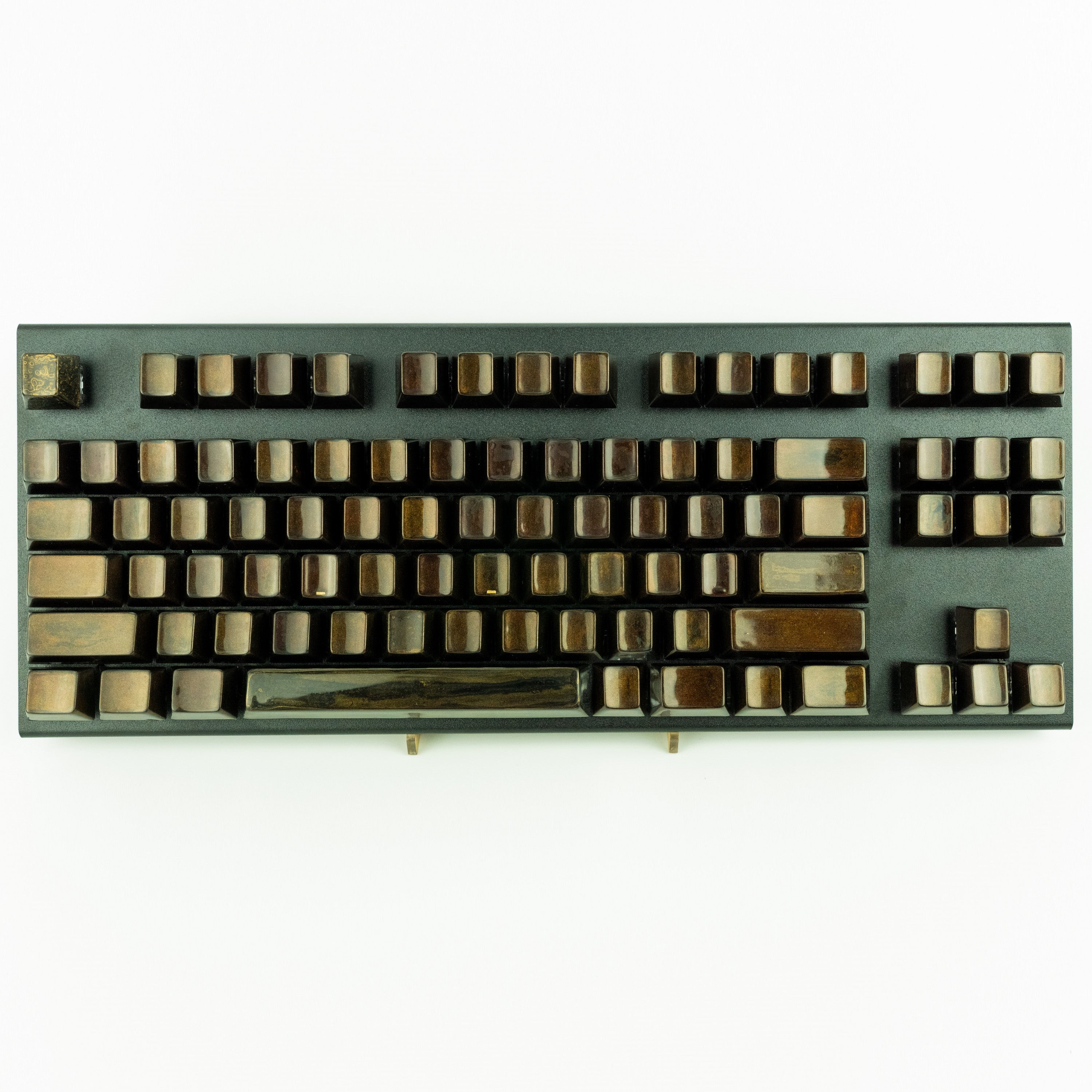 Gold Dusted Black Urushi Keycaps – Unreal Keyboards
