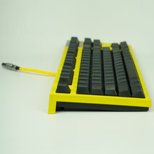Load image into Gallery viewer, Black and Yellow Unreal Realforce R2 TKL
