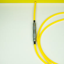 Load image into Gallery viewer, Black and Yellow Unreal Realforce R2 TKL