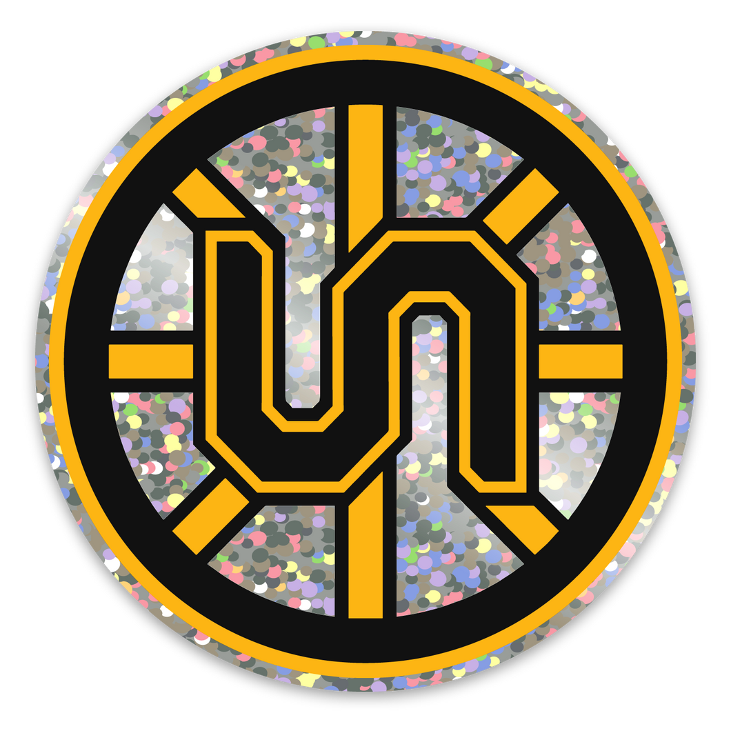 Unreal x Boston Bruins Glitter Sticker