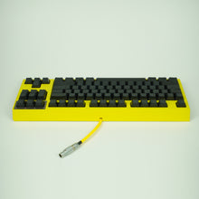 Load image into Gallery viewer, Black and Yellow Unreal Realforce R2 TKL
